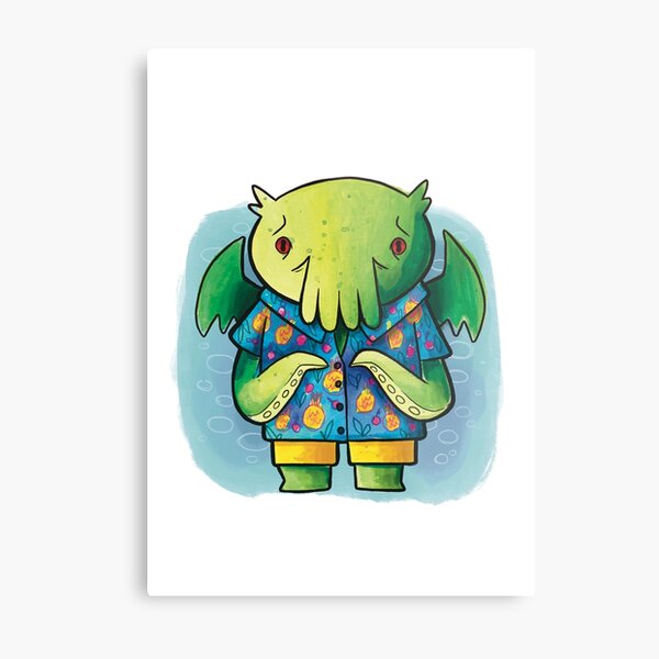 Cthulhu on holiday Metal Print