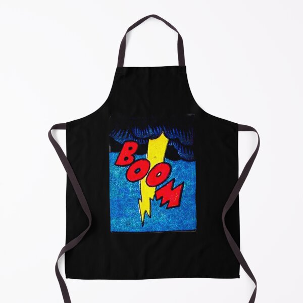 Item preview, Lightening Bolt Boom Comic Book Style Deep Blue Classic T-Shirt designed and sold by donnielnah.