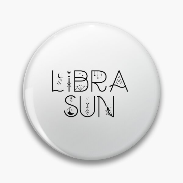 Item preview, Libra sun sign celestial typography designed and sold by The Quantum Cutie.