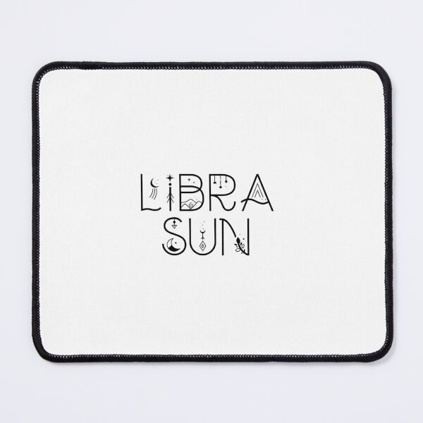Item preview, Libra sun sign celestial typography designed and sold by The Quantum Cutie.
