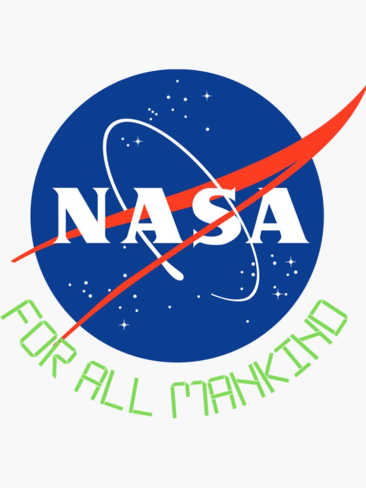 For All Mankind NASA Sticker 