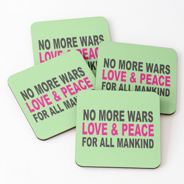 Item preview, No More Wars, Love and Peace, for All Mankind.   designed and sold by Ncraftboutique.