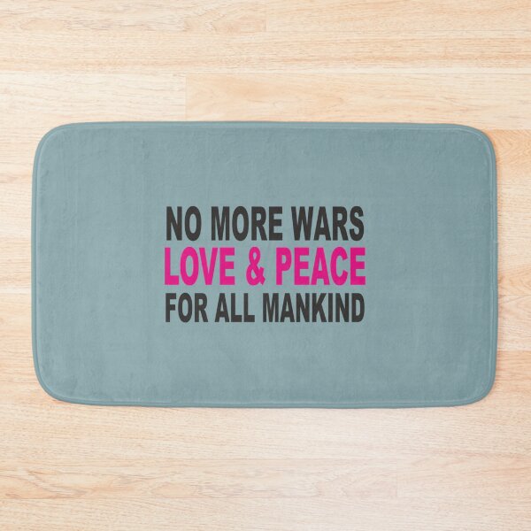 Item preview, No More Wars, Love and Peace, for All Mankind.   designed and sold by Ncraftboutique.