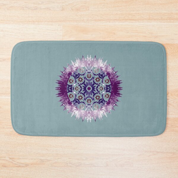 Item preview, Purple Prayer for Harmony among all Humanity and Earth Mandala   designed and sold by Ncraftboutique.