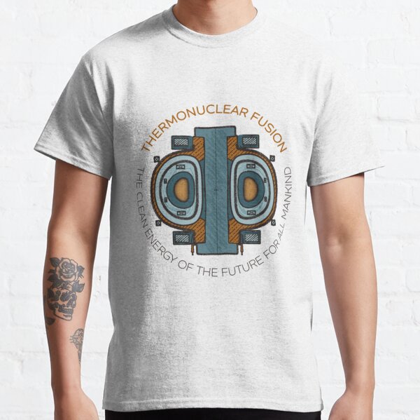 Schematic representation of a TOKAMAK, a thermonuclear fusion. The clean energy of the future for al Classic T-Shirt