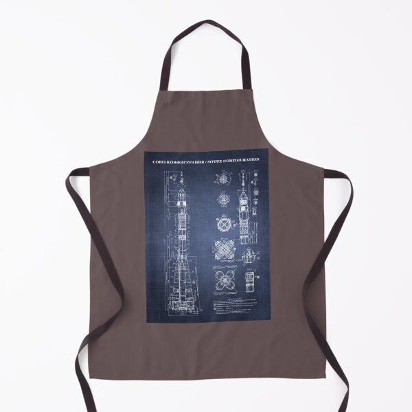 Item preview, Soyuz Blueprint in High Resolution (dark blue) designed and sold by Ncraftboutique.