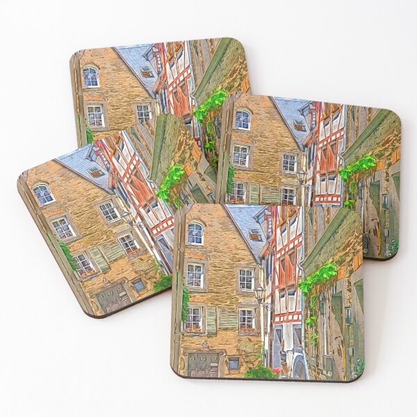 Item preview, Picturesque half-timbered houses in small streets designed and sold by MarionsArt.