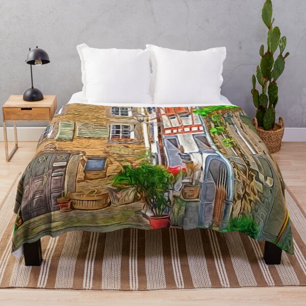 Item preview, Picturesque half-timbered houses in small streets designed and sold by MarionsArt.