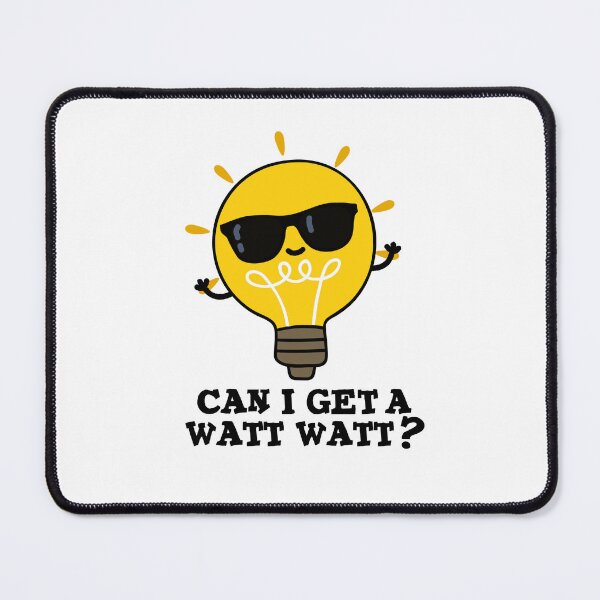 Item preview, Can I Get A Watt Watt Funny Bulb Puns  designed and sold by punnybone.