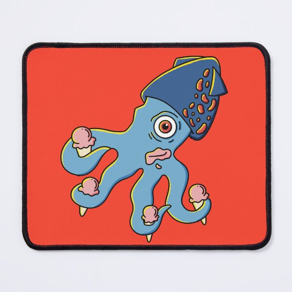Item preview, Squid eating ice cream designed and sold by lapsuss.