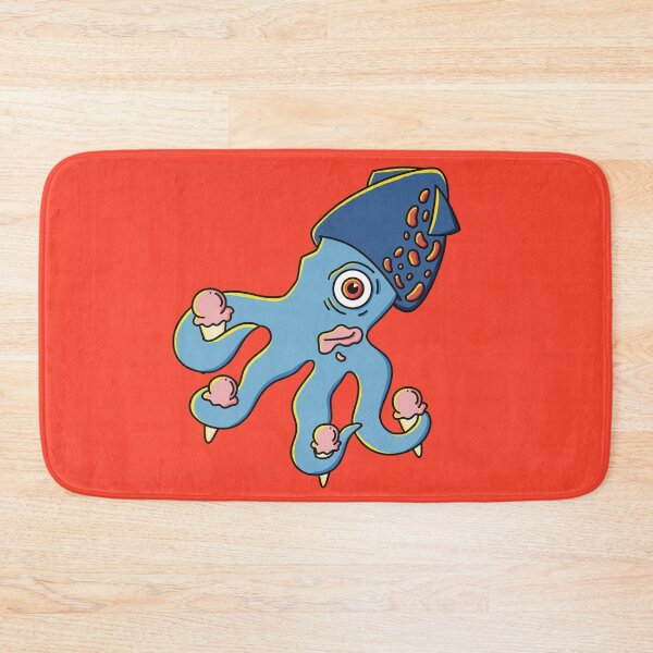 Item preview, Squid eating ice cream designed and sold by lapsuss.