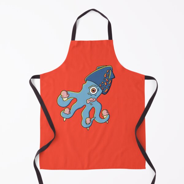 Item preview, Squid eating ice cream designed and sold by lapsuss.