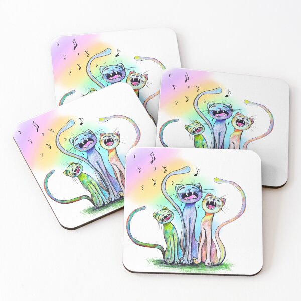 Item preview, Singing cats designed and sold by mazitovaart8.