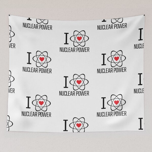Item preview, I Love Nuclear Power | Nuclear Energy, Heart, Atom, Climate  designed and sold by Decamegashop.