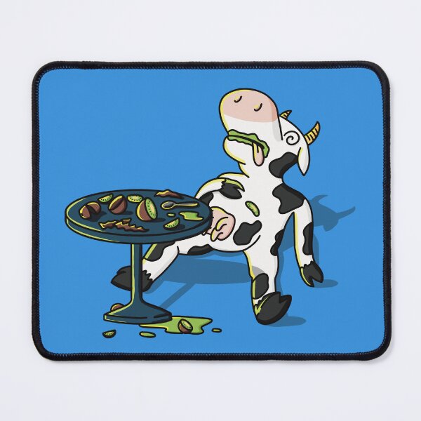 Item preview, Cow eating kiwi designed and sold by lapsuss.