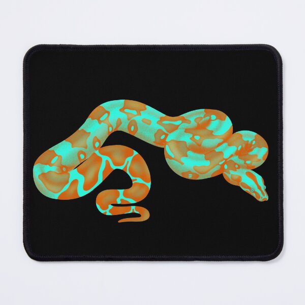 Item preview, Boa Constrictor Mystic Turquoise & Orange designed and sold by porpoisefully.
