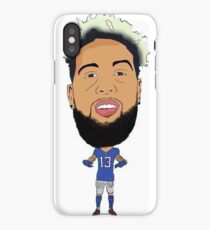 Odell Beckham Jr. Football Cartoon iPhone Case
