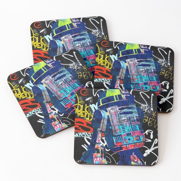 Item preview, Droid Graffiti designed and sold by Stephen Chambers / The Pop Art Factory.