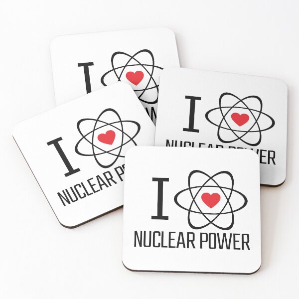 Item preview, I Love Nuclear Power | Nuclear Energy, Heart, Atom, Climate  designed and sold by Decamegashop.