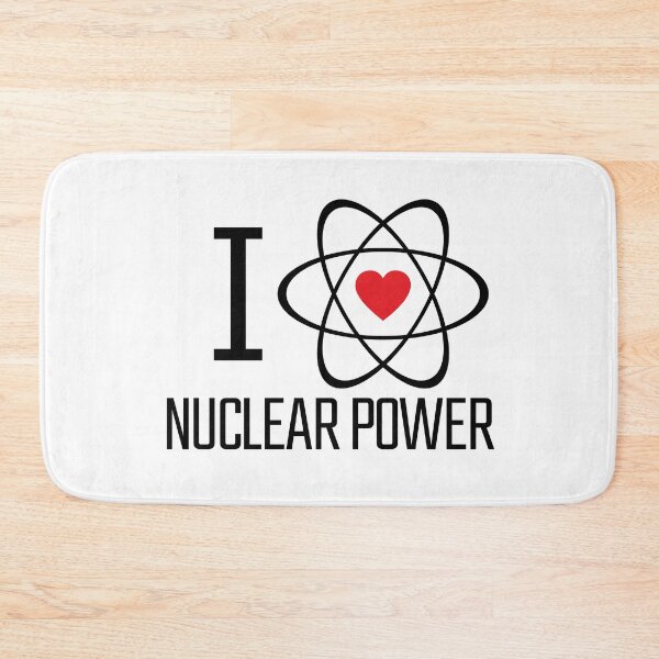 Item preview, I Love Nuclear Power | Nuclear Energy, Heart, Atom, Climate  designed and sold by Decamegashop.