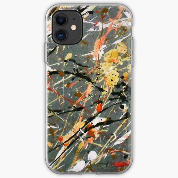 Jackson Pollock Interpretation Acrylics on Canvas iPhone Soft Case