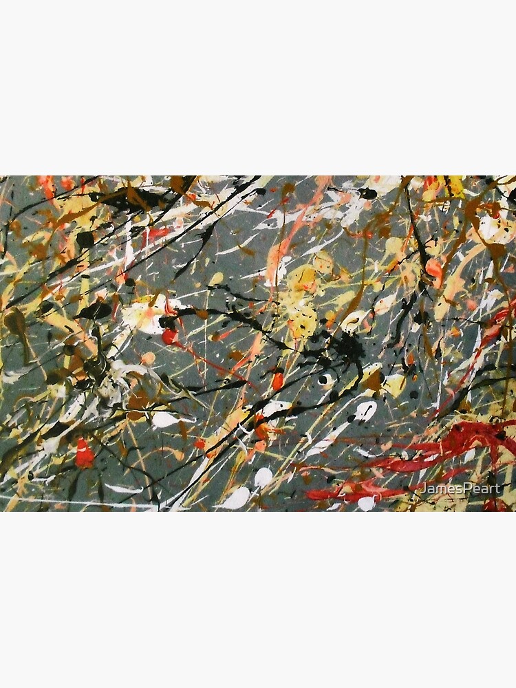 Jackson Pollock Interpretation Acrylics on Canvas by JamesPeart
