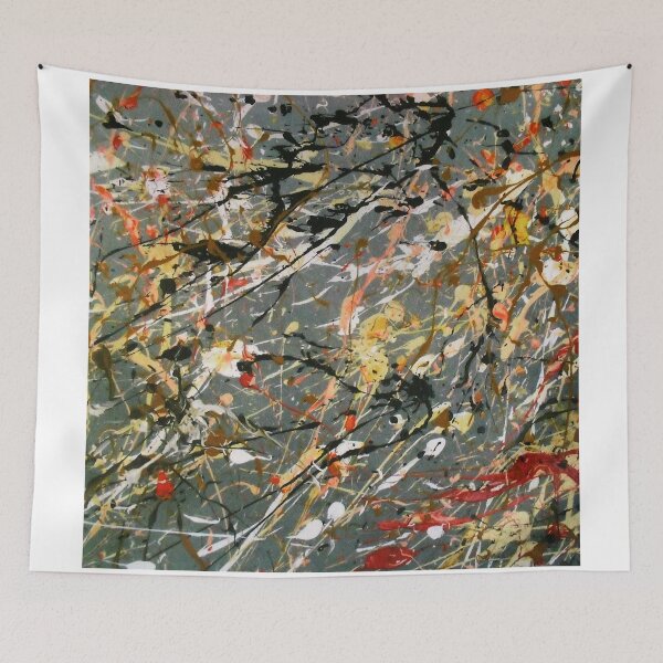 Item preview, Jackson Pollock Interpretation Acrylics on Canvas designed and sold by JamesPeart.