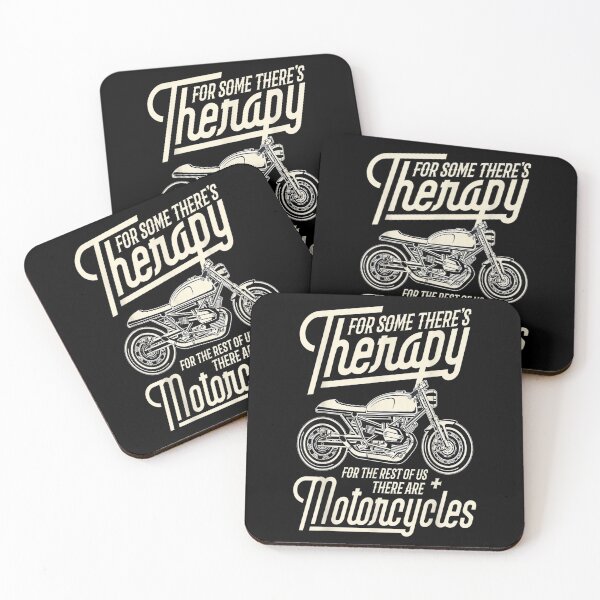 Item preview, Funny Motorcycle Rider Therapy - Vintage Biker Gift designed and sold by Sarena84.