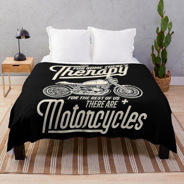 Item preview, Funny Motorcycle Rider Therapy - Vintage Biker Gift designed and sold by Sarena84.