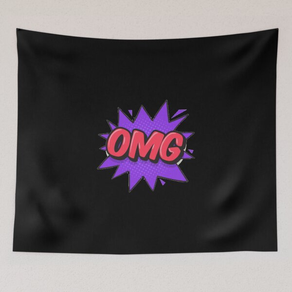 Item preview, Comic Sound Effect Omg Pop Art Sticker designed and sold by saurelmosert.