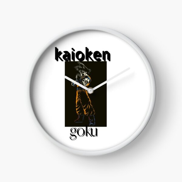 kaioken goku Sticker Clock