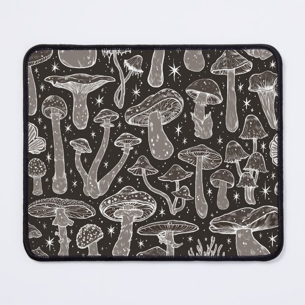 Item preview,  Deadly Mushrooms Ghostly Grey designed and sold by Paisley Yazel.