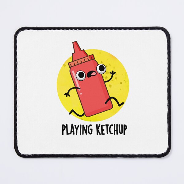 Item preview, Playing Ketchup Funny Sauce Puns  designed and sold by punnybone.