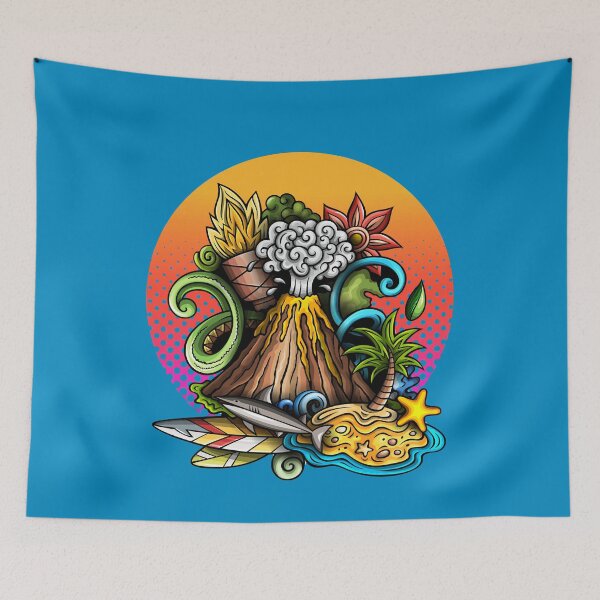 Item preview, Hawaiian summer vacation sticker designed and sold by GaryDobson.