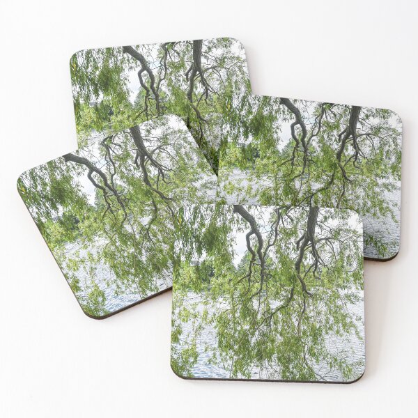 Item preview, Scandinavian tree and lake designed and sold by chihuahuashower.