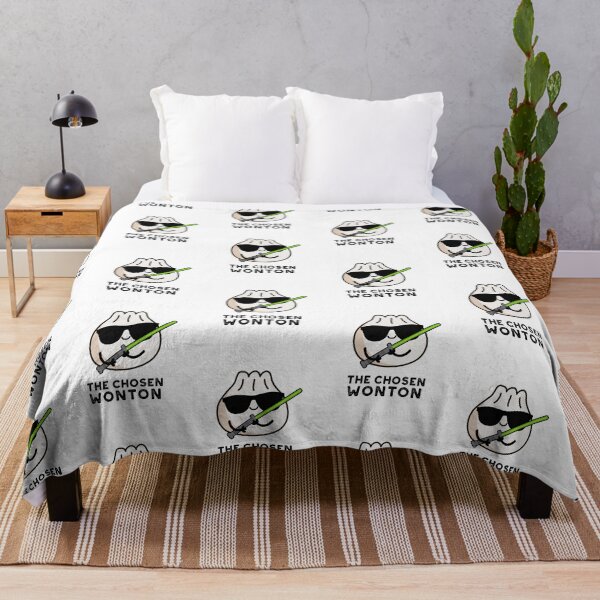 Wonton Pun Throw Blankets for Sale Redbubble