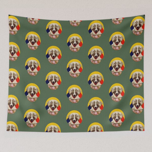 Item preview, Weird Dog Demon, cute, Occult Retro Surrealism  designed and sold by MoreMachine.