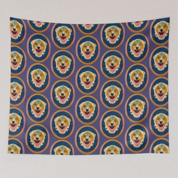 Item preview, Weird Dog Demon, cute, Occult Retro Surrealism  designed and sold by MoreMachine.