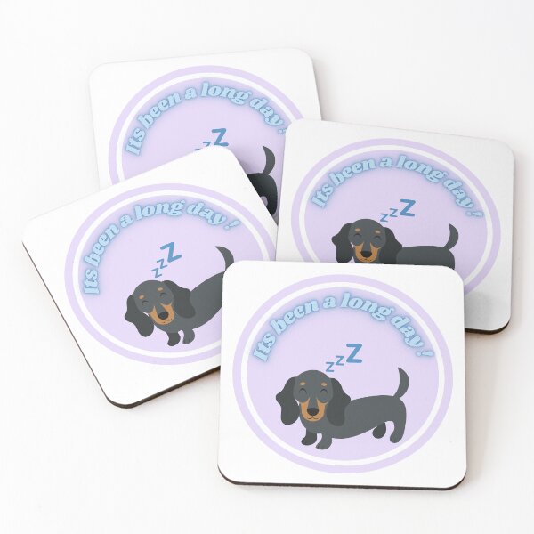 Item preview, Its been a long day, dachshund  designed and sold by TimelessNights.