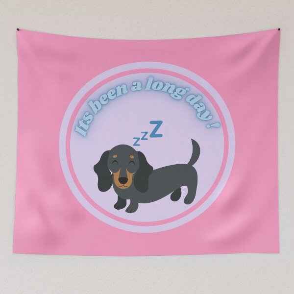 Item preview, Its been a long day, dachshund  designed and sold by TimelessNights.