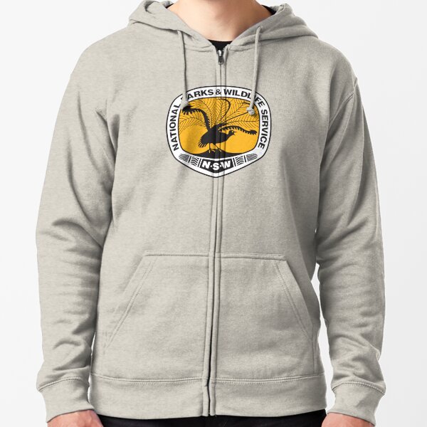 The National Parks and Wildlife Service Logo Zipped Hoodie