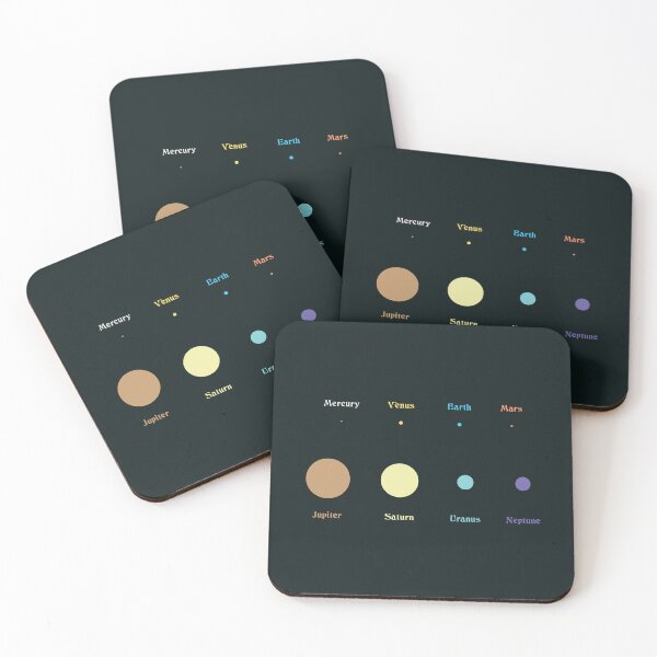 Item preview, Planets to scale design pack minimal aesthetic retrò  designed and sold by celestevolta.