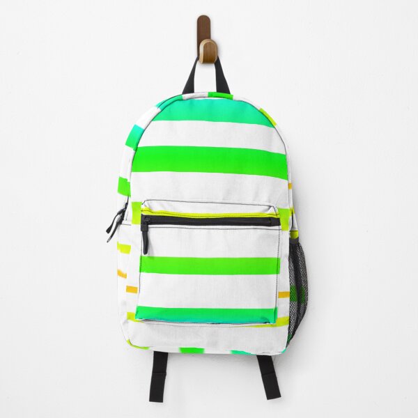 Item preview, white green striped | lime green white stripes designed and sold by lausn.