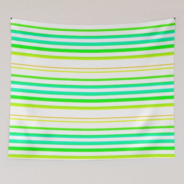 Item preview, white green striped | lime green white stripes designed and sold by lausn.