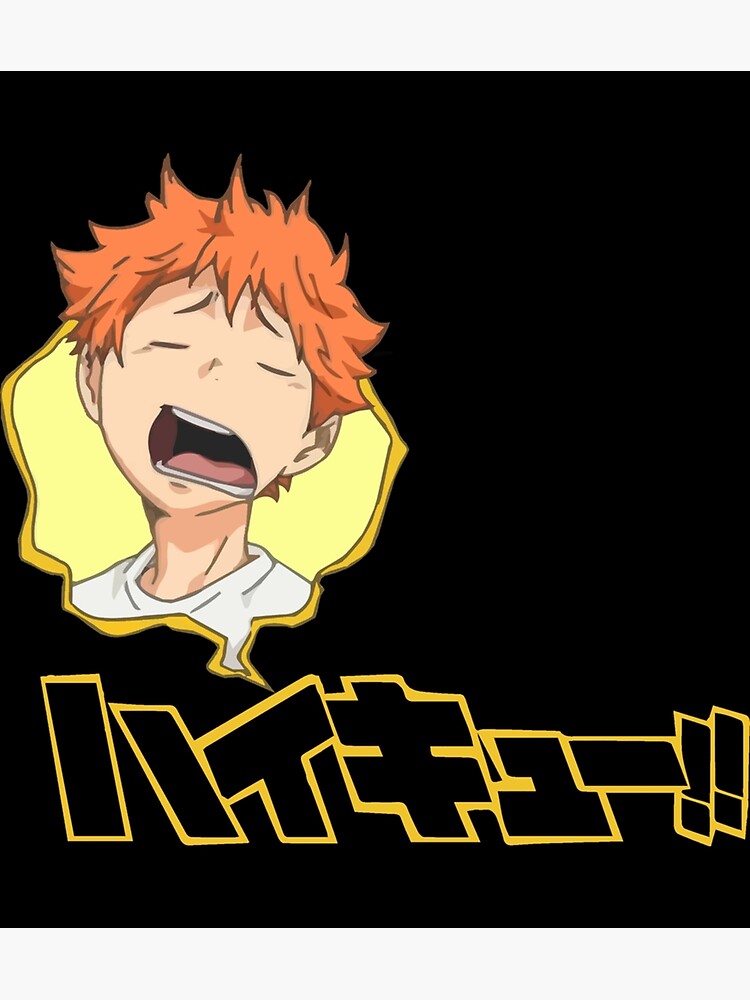 Haikyuu Karasuno Hinata Shouyou Sticker Poster For Sale By Sherriblancak4 Redbubble 