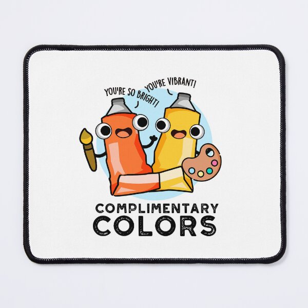 Item preview, Complimentary Colors Cute Paint Pun designed and sold by punnybone.