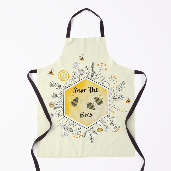 Item preview, Save The Bees Honeycomb Floral Design: designed and sold by LifeAndWonder.
