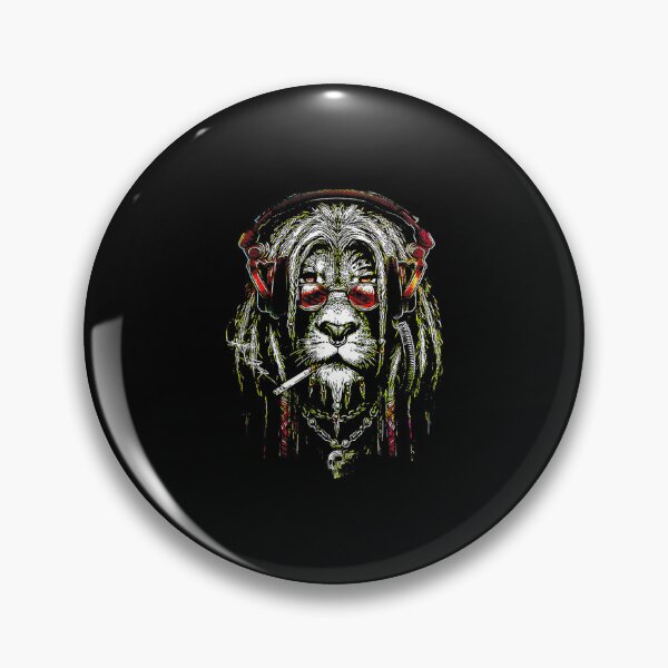 Item preview, Black Rasta Lion With Dreads Show Your Pride designed and sold by danielles79.