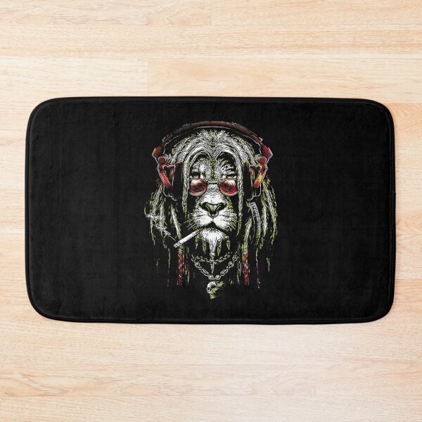 Item preview, Black Rasta Lion With Dreads Show Your Pride designed and sold by danielles79.