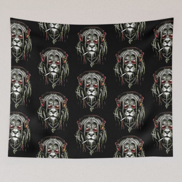 Item preview, Black Rasta Lion With Dreads Show Your Pride designed and sold by danielles79.